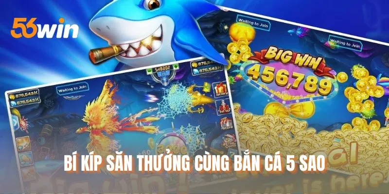 Bí kíp săn thưởng lớn cùng bắn cá 5 sao
