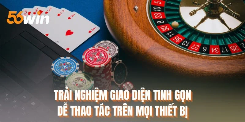 Trải nghiệm giao diện tinh gọn dễ thao tác trên mọi thiết bị